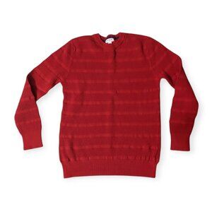 Cat & Jack Boys Red Sweater 100% Cotton Large XL 16